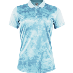 EGO SPORT EG6190 เสื้อโปโล เสื้อโปโลผู้หญิง แต่งลายมัดย้อม