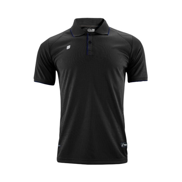 EGO PRIME PM217 เสื้อโปโล สีดำ เสื้อโปโล แอนตี้แบคทีเรีย