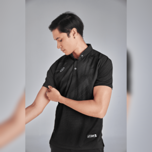 EGO PRIME PM219 เสื้อโปโล สีขาว เสื้อโปโล แอนตี้แบคทีเรีย 99.95%
