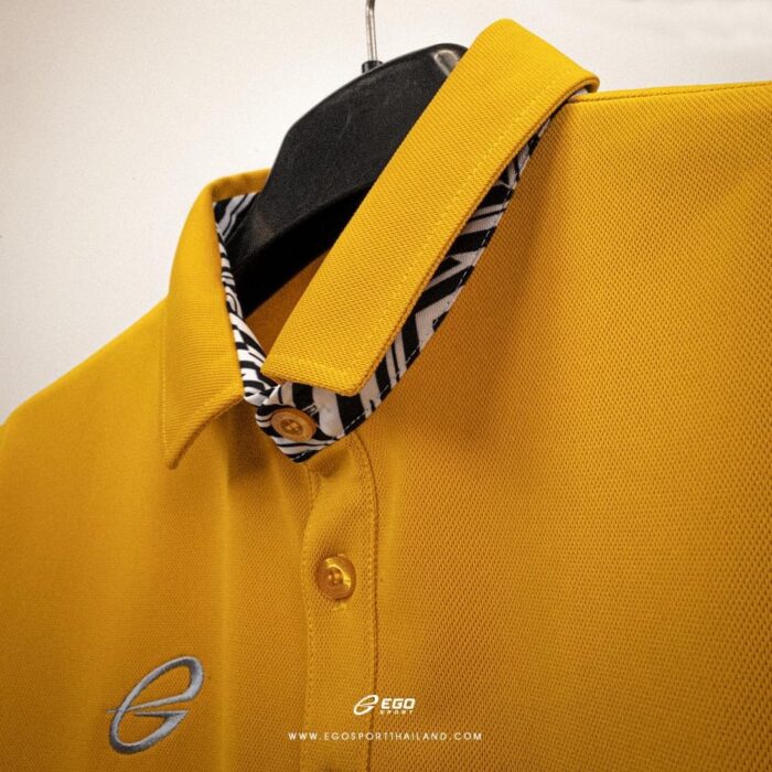 EGO SPORT EG6183 Zebra Collection เสื้อโปโล เสื้อโปโลแขนสั้น ตกแต่งฐานปกลายม้าลาย Anti-Bacterial 99.95%