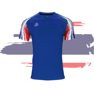 EGO SPORT EG1018 เสื้อกีฬา เสื้อฟุตบอล เสื้อกีฬาคอกลมแขนสั้น ลายธงชาติ 11สี