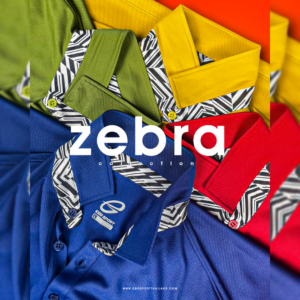 EGO SPORT EG6183 Zebra Collection เสื้อโปโล เสื้อโปโลแขนสั้น ตกแต่งฐานปกลายม้าลาย Anti-Bacterial 99.95%
