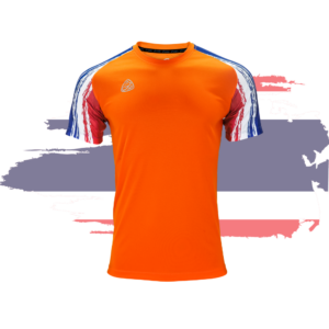 EGO SPORT EG1018 เสื้อกีฬา เสื้อฟุตบอล เสื้อกีฬาคอกลมแขนสั้น ลายธงชาติ 11สี