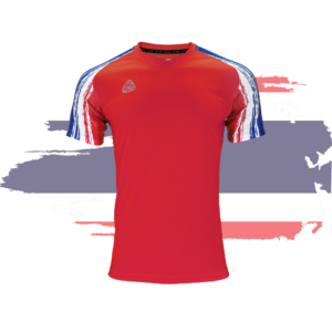 EGO SPORT EG1018 เสื้อกีฬา เสื้อฟุตบอล เสื้อกีฬาคอกลมแขนสั้น ลายธงชาติ 11สี