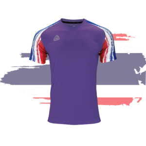EGO SPORT EG1018 เสื้อกีฬา เสื้อฟุตบอล เสื้อกีฬาคอกลมแขนสั้น ลายธงชาติ 11สี