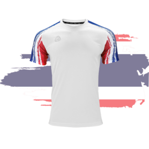 EGO SPORT EG1018 เสื้อกีฬา เสื้อฟุตบอล เสื้อกีฬาคอกลมแขนสั้น ลายธงชาติ 11สี