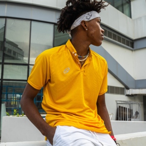 EGO PRIME PM219 เสื้อโปโล สีขาว เสื้อโปโล แอนตี้แบคทีเรีย 99.95%