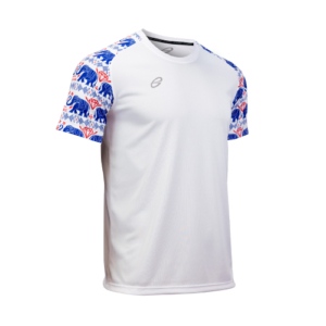 EG1019 เสื้อคอกลมพิมพ์ลายช้างซอฟต์พาวเวอร์