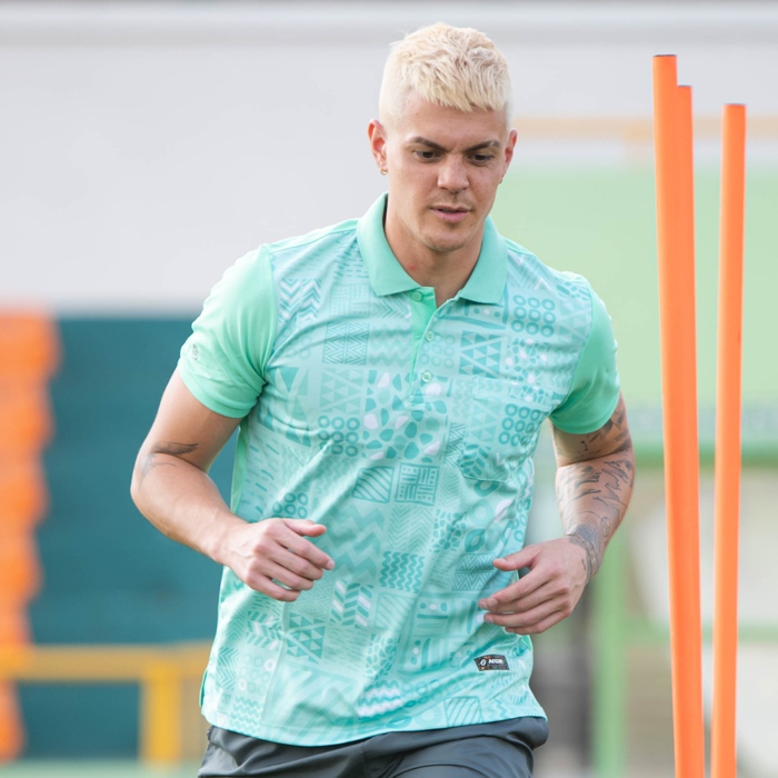 EG6201 เสื้อโปโลชายพิมพ์ลาย AFCON