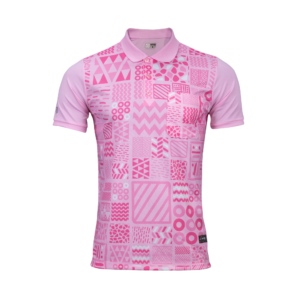 EG6201 เสื้อโปโลชายพิมพ์ลาย AFCON