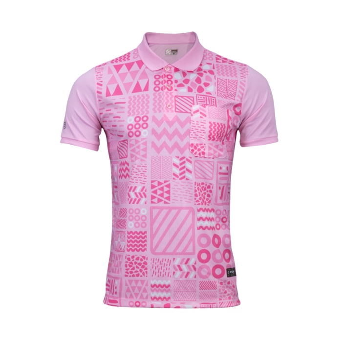 EG6201 เสื้อโปโลชายพิมพ์ลาย AFCON