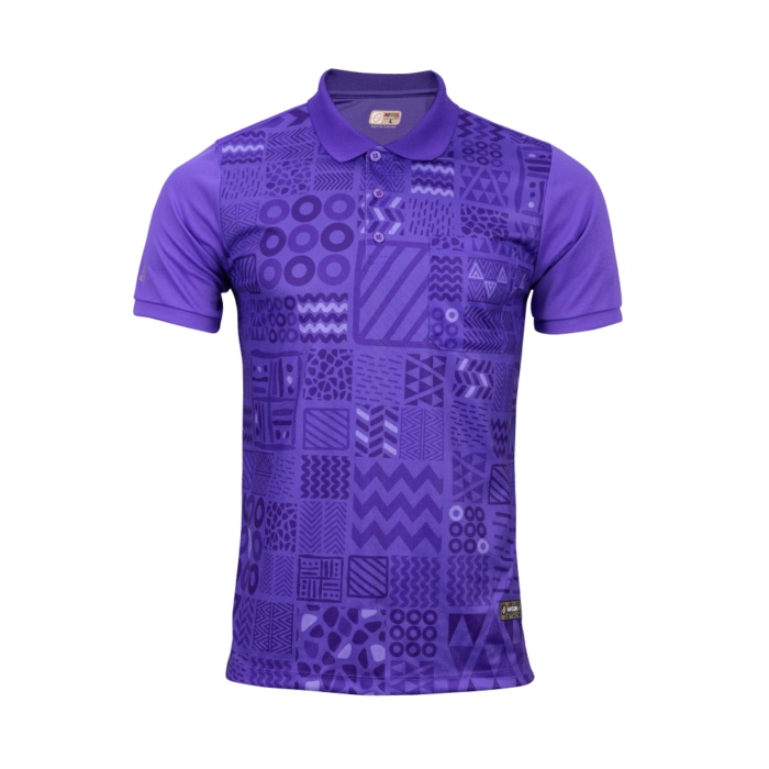 EG6201 เสื้อโปโลชายพิมพ์ลาย AFCON