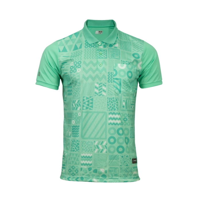 EG6201 เสื้อโปโลชายพิมพ์ลาย AFCON