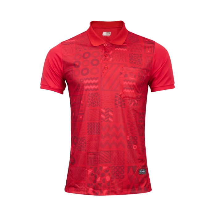 EG6201 เสื้อโปโลชายพิมพ์ลาย AFCON