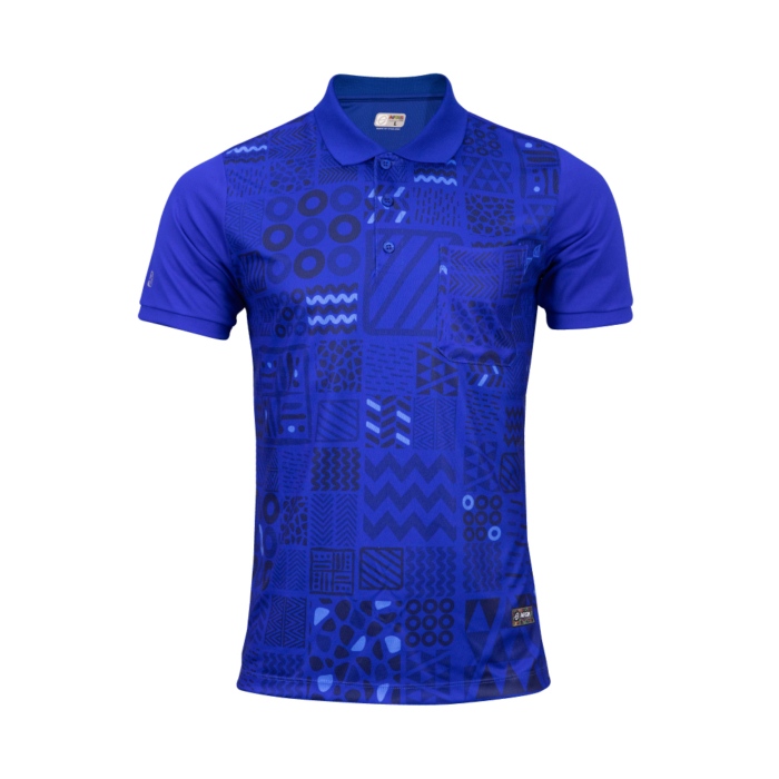 EG6201 เสื้อโปโลชายพิมพ์ลาย AFCON
