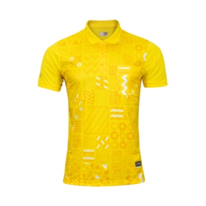 EG6201 เสื้อโปโลชายพิมพ์ลาย AFCON