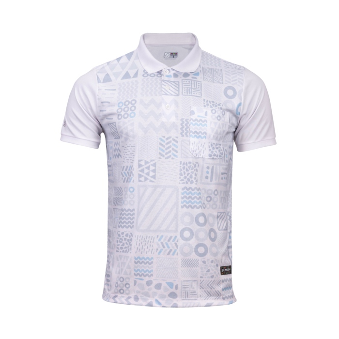 EG6201 เสื้อโปโลชายพิมพ์ลาย AFCON