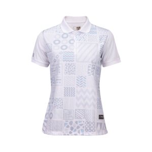 EG6202 เสื้อโปโลหญิงพิมพ์ลาย AFCON