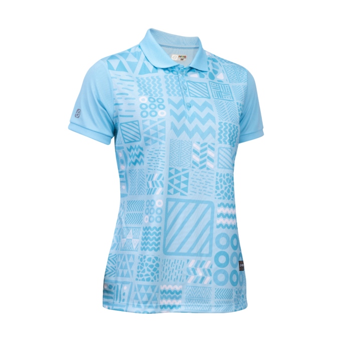 EG6202 เสื้อโปโลหญิงพิมพ์ลาย AFCON