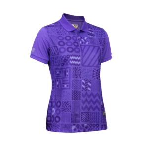 EG6202 เสื้อโปโลหญิงพิมพ์ลาย AFCON