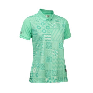 EG6202 เสื้อโปโลหญิงพิมพ์ลาย AFCON
