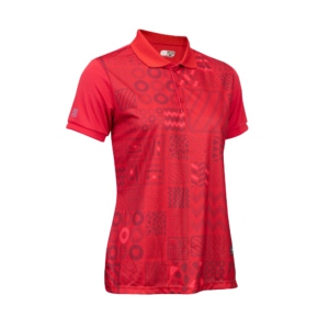 EG6202 เสื้อโปโลหญิงพิมพ์ลาย AFCON