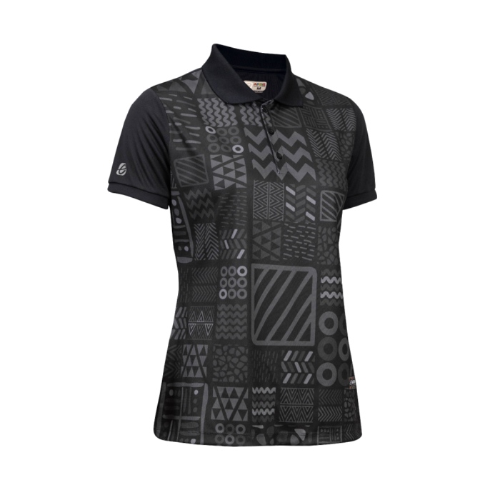 EG6202 เสื้อโปโลหญิงพิมพ์ลาย AFCON