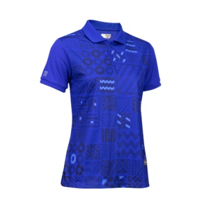 EG6202 เสื้อโปโลหญิงพิมพ์ลาย AFCON