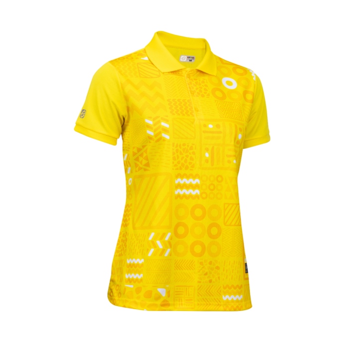 EG6202 เสื้อโปโลหญิงพิมพ์ลาย AFCON