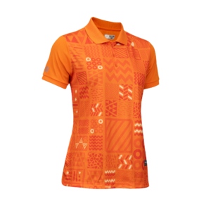 EG6202 เสื้อโปโลหญิงพิมพ์ลาย AFCON