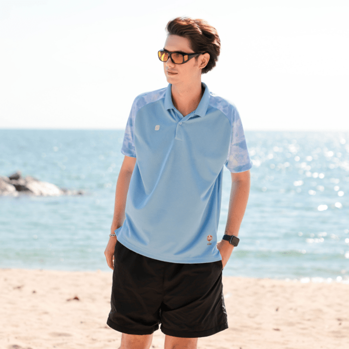 TT-001 RAGLAN SHOULDER TIE DYE POLO SHIRT EGO SPORT x THAITONE