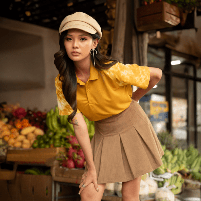 TT-001 RAGLAN SHOULDER TIE DYE POLO SHIRT EGO SPORT x THAITONE