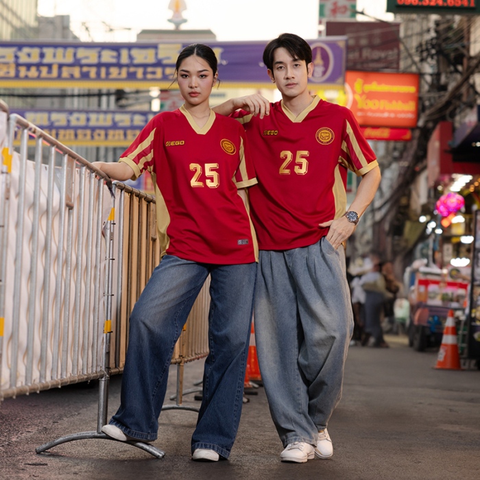 CNY25-02 เสื้อคอวีโอเวอร์ไซส์ตรุษจีน EGO SPORT