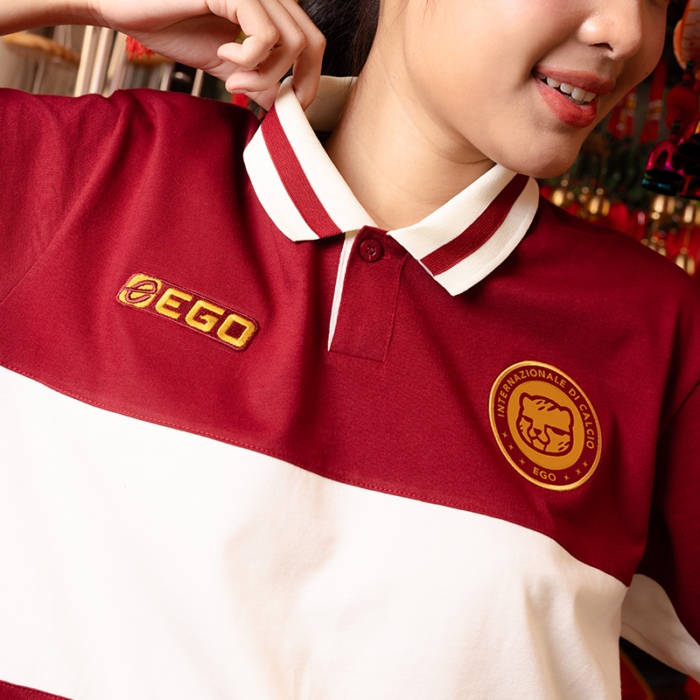 CNY25-01 CHINESE NEW YEAR OVERSIZE COTTON POLO SHIRT EGO SPORT