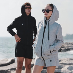STW2030 เสื้อฮูดดี้ซิปใหญ่ EGO SPORT