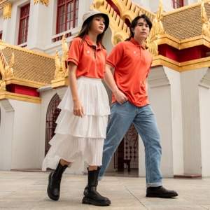 TT-002 PLA TA PIAN SHORT SLEEVES POLO SHIRT EGO SPORT x THAITONE