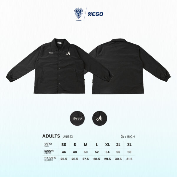 Second image of AE506 เสื้อแจ็กเกต สีดำ
