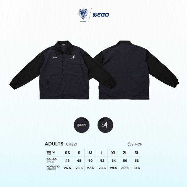 Second image of AE507 เสื้อแจ็กเกต สีกรม