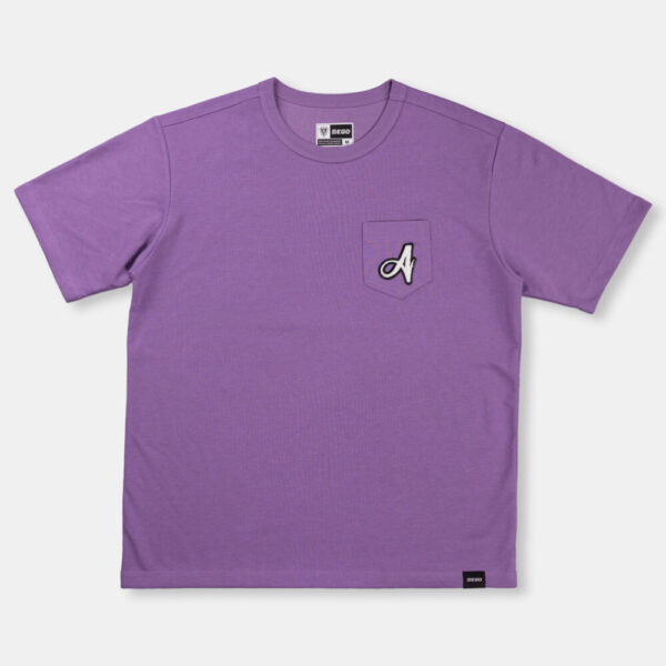 Second image of AE910 เสื้อยืดโอเวอร์ไซส์: อวิสปา ผู้ชาย สีม่วง