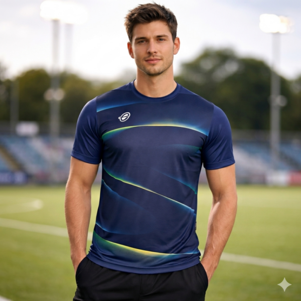 EG5180  เสื้อฟุตบอลคอกลมพิมพ์ลาย GlowX (โกลวเอ็กซ์)  (EGO SPORT)