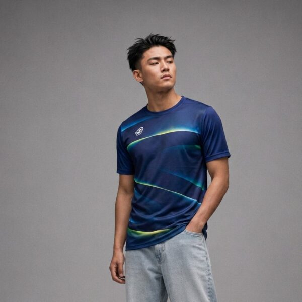 EG5180  เสื้อฟุตบอลคอกลมพิมพ์ลาย GlowX (โกลวเอ็กซ์)  (EGO SPORT)