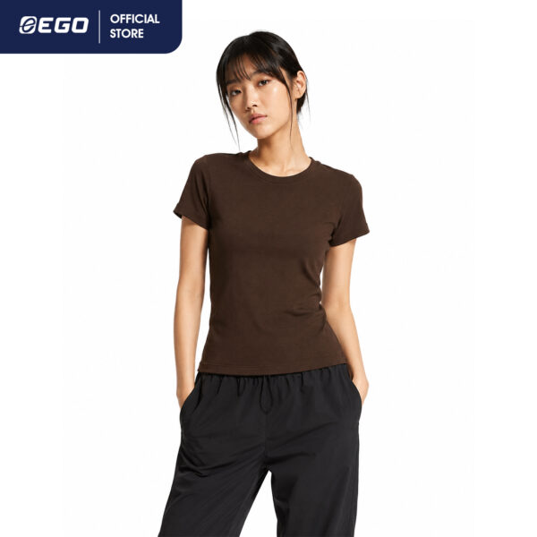 Second image of TT-010 เสื้อยืดสีล้วนหญิง EGO SPORT x THAITONE