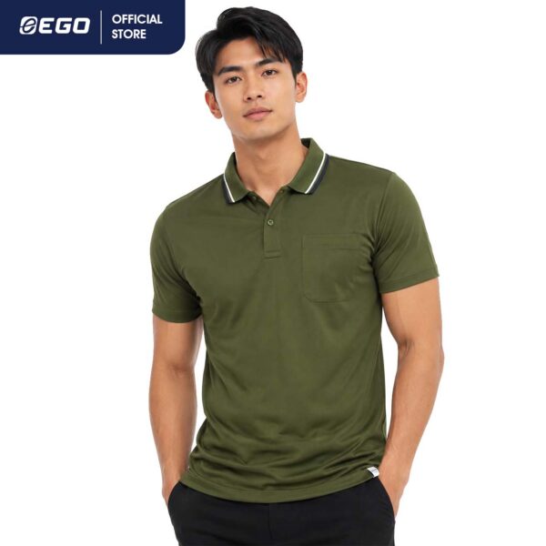 EG6187(SS-XL) SHORRT SLEEVES BASIC POLO SHIRT FOR MEN WITH  99.95% ANITI-BACTERIAL (EGO SPORT)