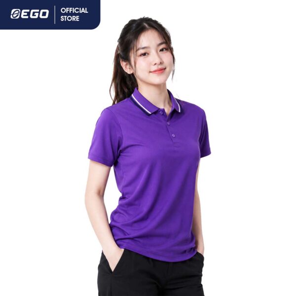 EG6188 SHORT SLEEVES BASIC POLO SHIRT FOR WOMEN WITH 99.95% ANTI-BACTERIAL (EGOSPORT)