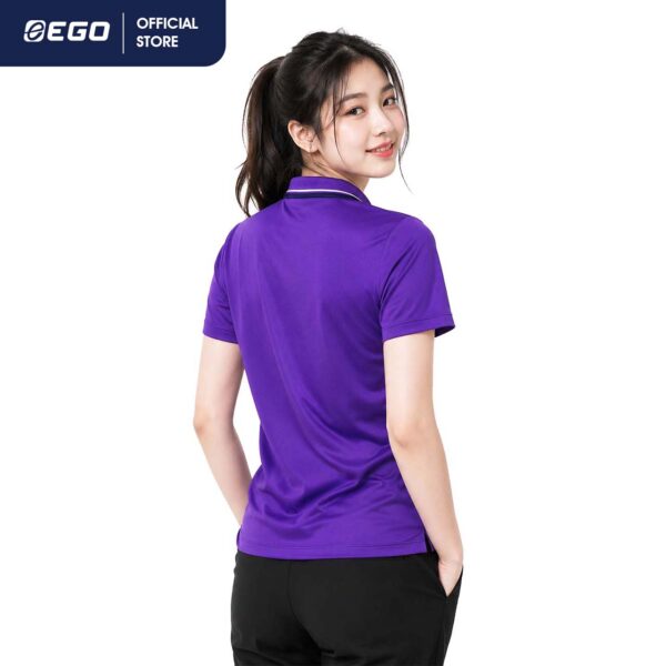 Second image of EG6188 SHORT SLEEVES BASIC POLO SHIRT FOR WOMEN WITH 99.95% ANTI-BACTERIAL (EGOSPORT)