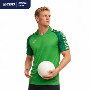 EG5164(S-XL) เสื้อฟุตบอลคอปกวีปกพิมพ์ลายAFCON-AZTEC (EGO SPORT)